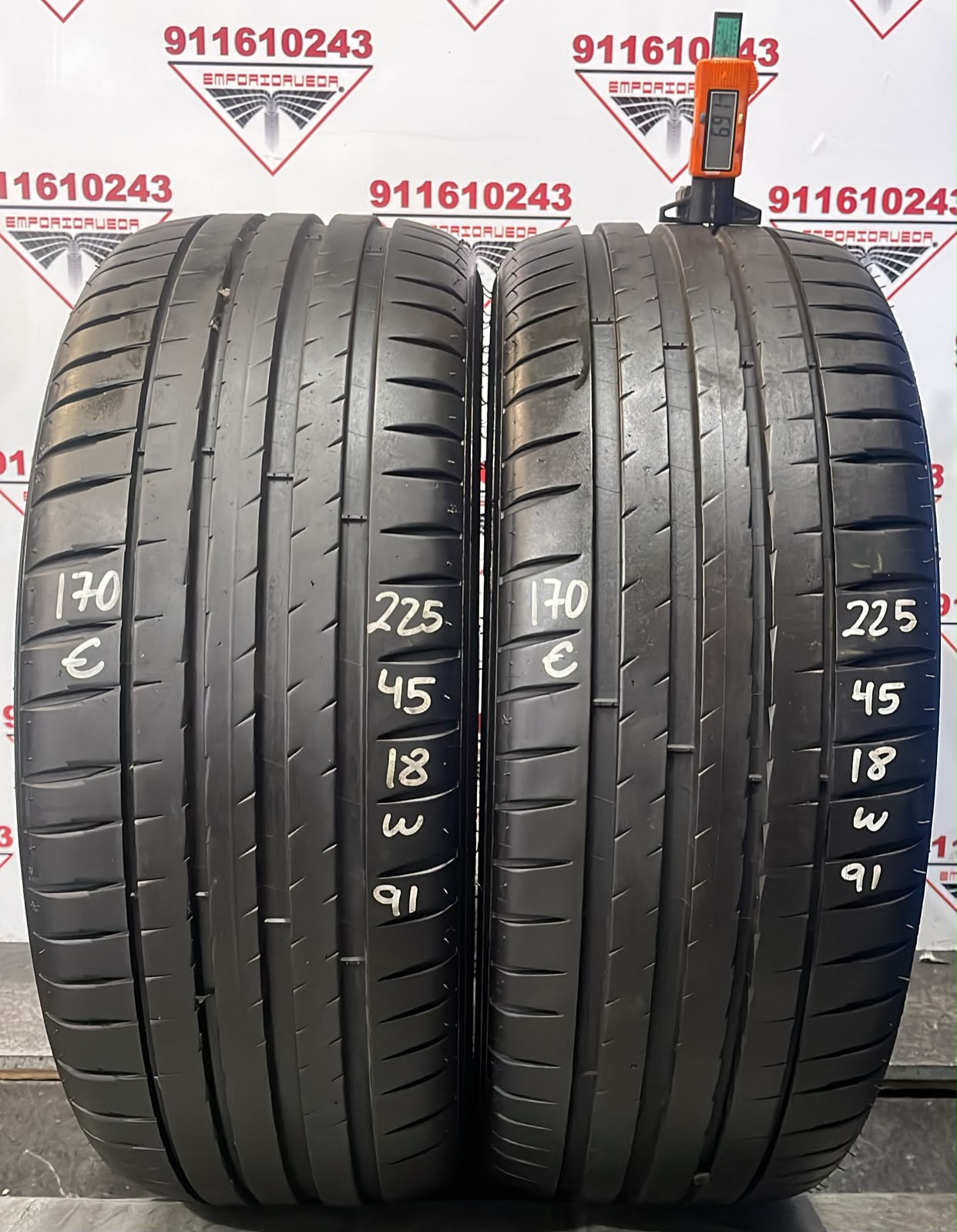 MICHELIN PILOT SPORT 4 USADO  225/45 R18 91 W